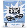 imageMollys Suds Laundry Detergent Sheets  Gentle on Sensitive Skin Powerful BioBased Enzymes StainFighting  Liquidless ampamp PlasticFree Packaging  70 Loads PeppermintOcean Mist