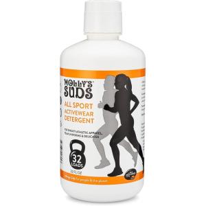 imageMollys Suds All Sport Laundry Wash  Gentle Detergent for Workout Clothes Athletic Wear and Sports Fabrics  32 Loads32 Fl Oz Pack of 1