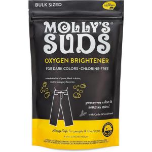 imageMollys Suds Oxygen Brightener Dark Wash  Powerful Bleach Alternative Chlorine Free  Preserves Colors and Removes Stains Cedar ampamp Sandalwood  79 ozCedar and Sandalwood  79 oz